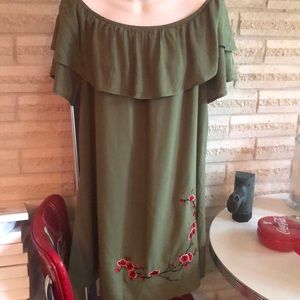 Lumiere off shoulder dress